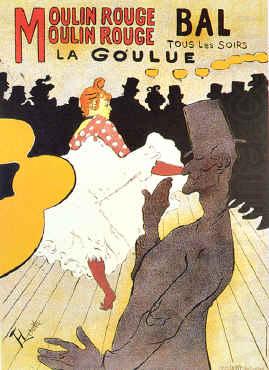 Moulin Rouge,  Henri  Toulouse-Lautrec